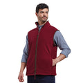 Burgundy-Brown - Back - Premier Mens Artisan Fleece Gilet