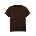 Dark Chocolate - Front - Gildan Unisex Adult Ultra Cotton T-Shirt