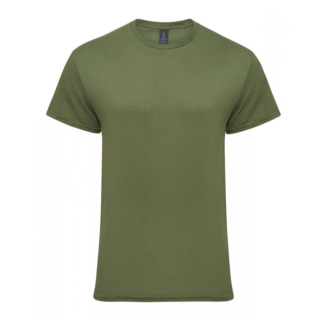 Military Green - Front - Gildan Unisex Adult Cotton Lightweight T-Shirt