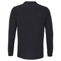 Black - Back - SOLS Unisex Adult Planet Long-Sleeved Polo Shirt
