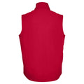 Pepper Red - Back - SOLS Unisex Adult Race Softshell Gilet