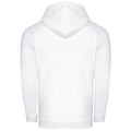 Arctic White - Back - Awdis Unisex Adult Organic Full Zip Hoodie