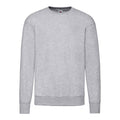 Heather Grey - Front - Fruit of the Loom Unisex Adult Lightweight Set-in Sweatshirt