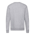 Heather Grey - Back - Fruit of the Loom Unisex Adult Lightweight Set-in Sweatshirt