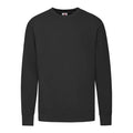 Black - Front - Fruit of the Loom Unisex Adult Lightweight Set-in Sweatshirt