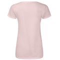 Powder Rose - Back - Fruit of the Loom Womens-Ladies Iconic 150 V Neck T-Shirt