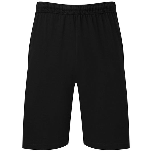 Black - Front - Fruit of the Loom Unisex Adult Jersey Shorts