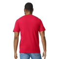 Red - Back - Gildan Unisex Adult Softstyle Midweight T-Shirt