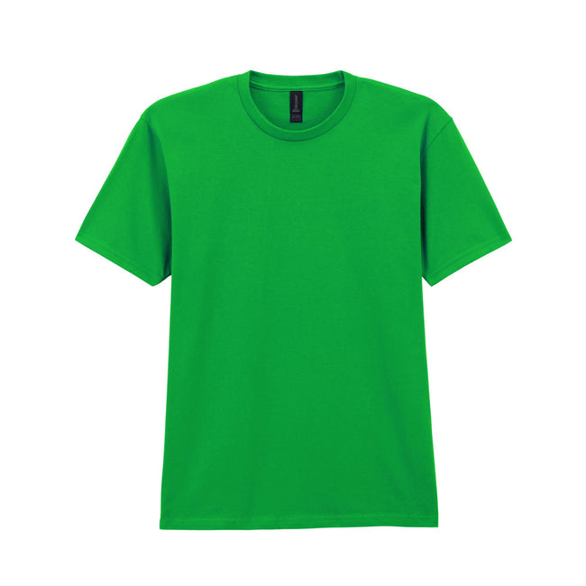 Irish Green - Front - Gildan Unisex Adult Softstyle Midweight T-Shirt