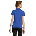 Royal Blue - Back - SOLS Womens-Ladies People Polo Shirt
