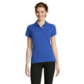 Royal Blue - Front - SOLS Womens-Ladies People Polo Shirt