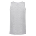 Heather Grey - Back - Fruit of the Loom Unisex Adult Valueweight Athletic Tank Top