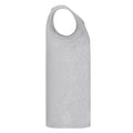 Heather Grey - Side - Fruit of the Loom Unisex Adult Valueweight Athletic Tank Top