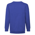 Royal Blue - Back - Fruit of the Loom Childrens-Kids Classic Set-in Sweatshirt