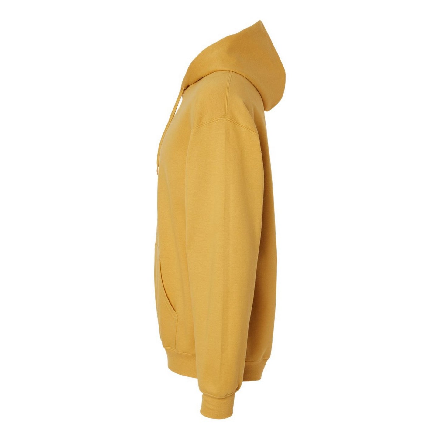 Mustard - Side - Gildan Unisex Adult Softstyle Midweight Hoodie