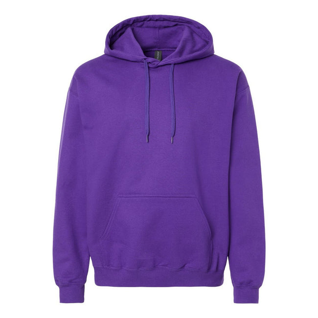 Purple - Front - Gildan Unisex Adult Softstyle Midweight Hoodie