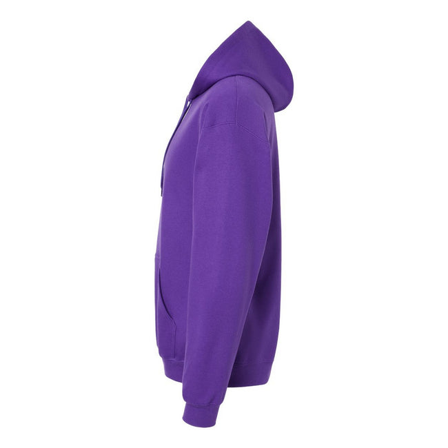Purple - Side - Gildan Unisex Adult Softstyle Midweight Hoodie