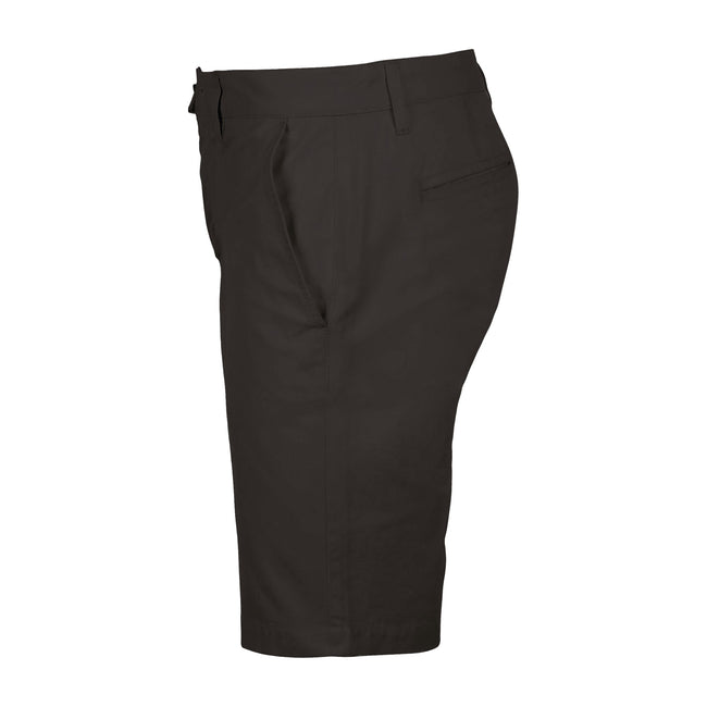 Black - Side - SOLS Mens Jasper Casual Shorts