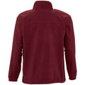 Burgundy - Back - SOLS Unisex Adult North Fleece Jacket