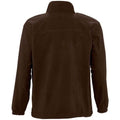 Dark Chocolate - Back - SOLS Unisex Adult North Fleece Jacket