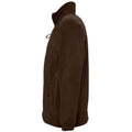 Dark Chocolate - Side - SOLS Unisex Adult North Fleece Jacket