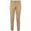 Chestnut - Front - SOLS Womens-Ladies Jules 7-8 Chinos
