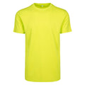 Frozen Yellow - Front - Build Your Brand Unisex Adult Cotton Round Neck T-Shirt