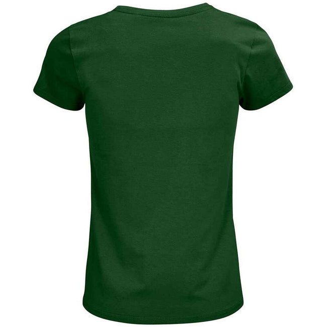 Bottle Green - Back - SOLS Womens-Ladies Crusader T-Shirt