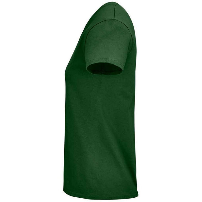 Bottle Green - Side - SOLS Womens-Ladies Crusader T-Shirt