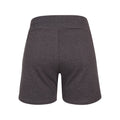 Charcoal - Back - Build Your Brand Womens-Ladies Terry Heather Plain Shorts