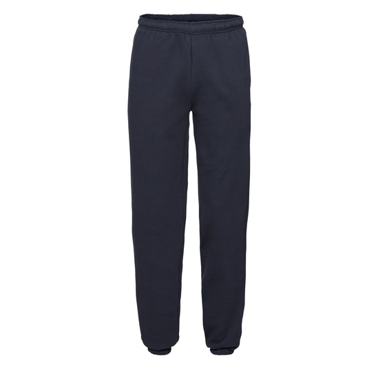 Deep Navy - Front - Fruit of the Loom Unisex Adult Premium Elasticated Cuff Jogging Bottoms