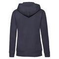 Deep Navy - Back - Fruit of the Loom Womens-Ladies Premium Sweat Hoodie
