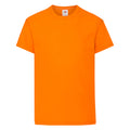 Orange - Front - Fruit of the Loom Childrens-Kids Original T-Shirt