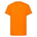 Orange - Back - Fruit of the Loom Childrens-Kids Original T-Shirt
