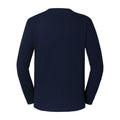 Deep Navy - Back - Fruit of the Loom Unisex Adult Iconic 195 Long-Sleeved T-Shirt