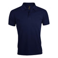 French Navy - Front - SOLS Mens Prime Polo Shirt