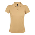 Sand - Front - SOLS Womens-Ladies Prime Polo Shirt