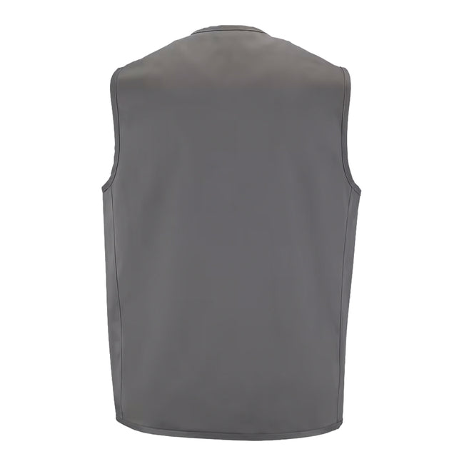 Charcoal Grey - Back - SOLS Unisex Adult Wallace Gilet