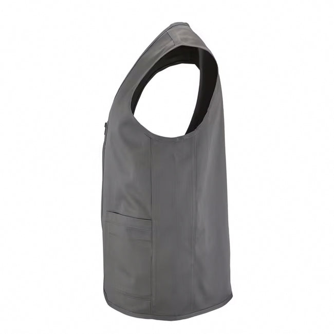 Charcoal Grey - Side - SOLS Unisex Adult Wallace Gilet