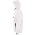 White - Side - SOLS Mens Replay Hooded Soft Shell Jacket