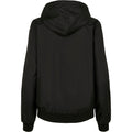 Black - Back - Build Your Brand Womens-Ladies Windrunner Jacket