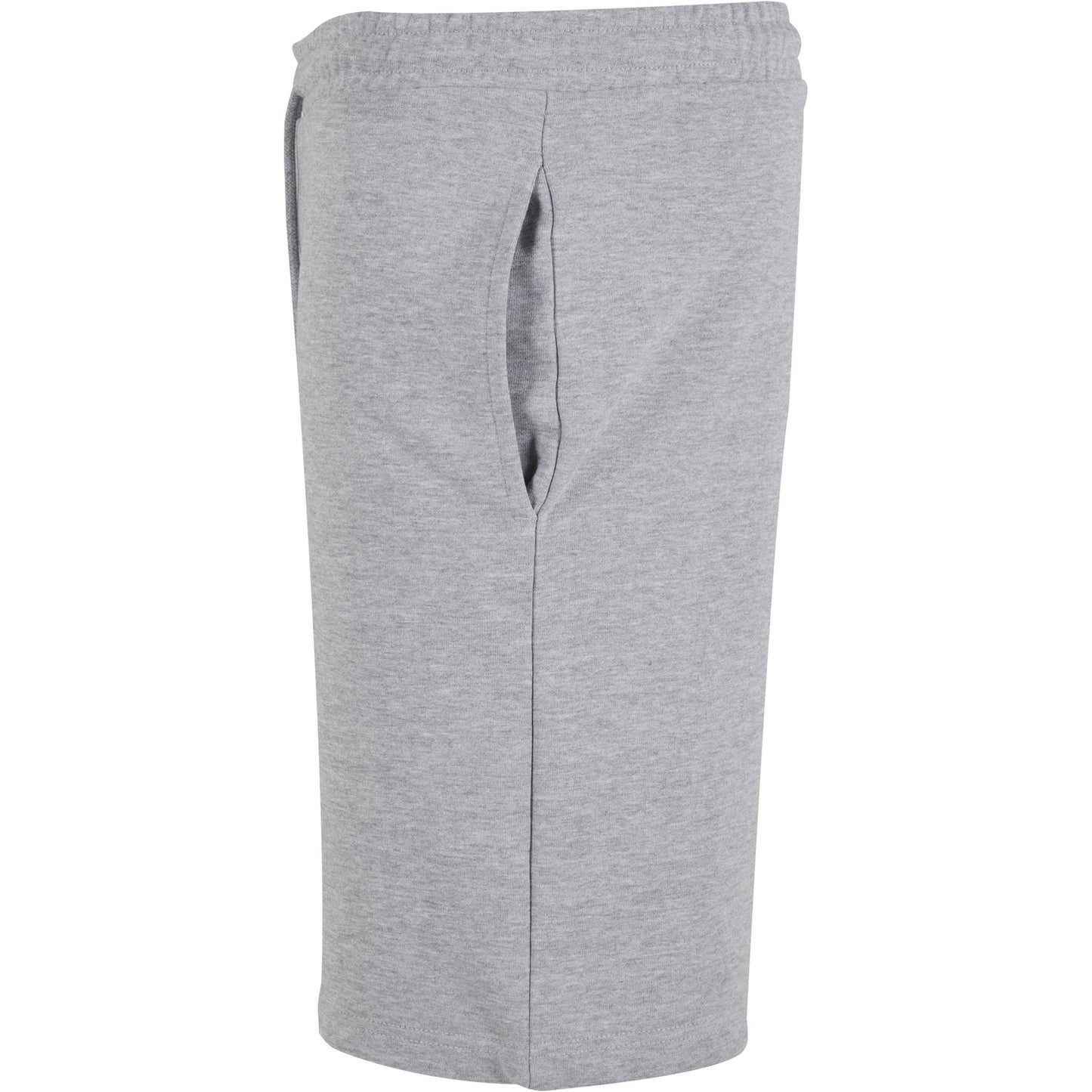 Heather Grey - Lifestyle - Build Your Brand Unisex Adult Ultra Heavy Sweat Shorts
