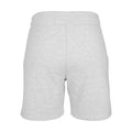Grey - Back - Build Your Brand Womens-Ladies Terry Heather Shorts