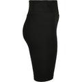 Black - Lifestyle - Build Your Brand Womens-Ladies High Waist Cycling Shorts