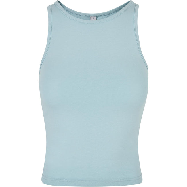 Ocean Blue - Front - Build Your Brand Womens-Ladies Racerback Tank Top