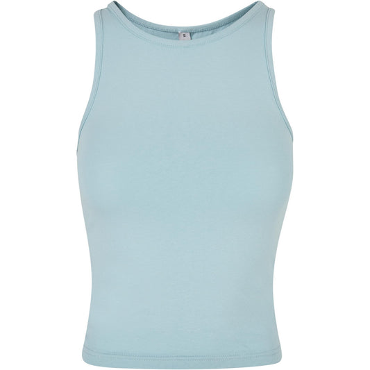 Ocean Blue - Front - Build Your Brand Womens-Ladies Racerback Tank Top