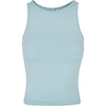 Ocean Blue - Front - Build Your Brand Womens-Ladies Racerback Tank Top