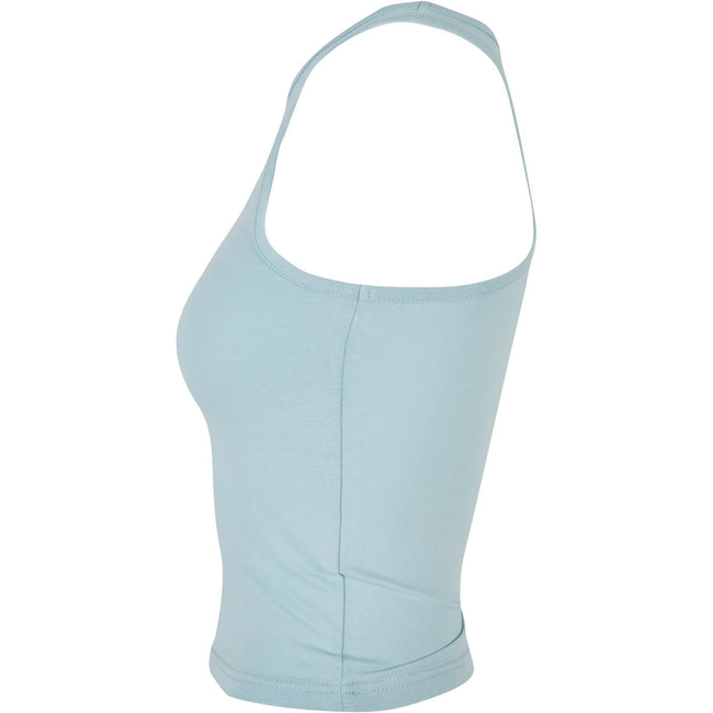 Ocean Blue - Side - Build Your Brand Womens-Ladies Racerback Tank Top
