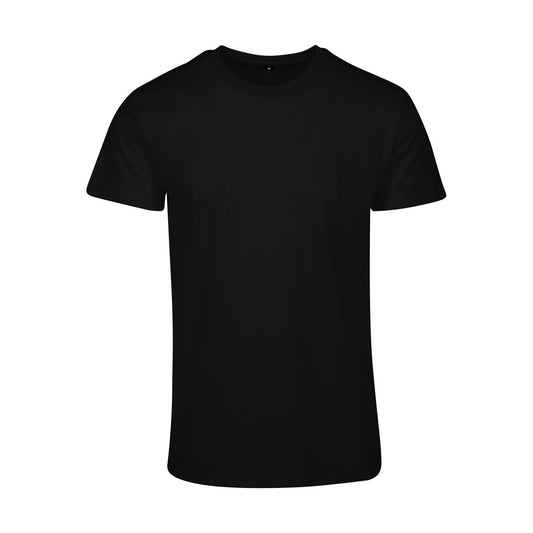 Black - Front - Build Your Brand Unisex Adult Basic T-Shirt