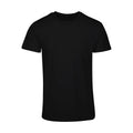 Black - Front - Build Your Brand Unisex Adult Basic T-Shirt